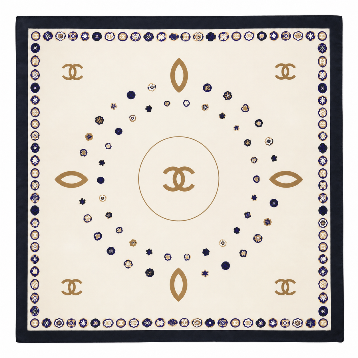 Channel summer scarf 70cm square