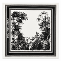 Dior black summer scarf 70cm square
