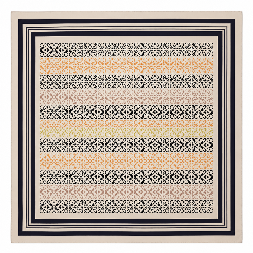 Loewe 4colors summer scarf 70cm square