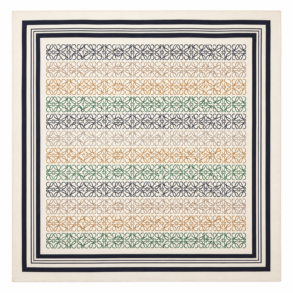 Loewe 4 colors summer scarf 70cm square