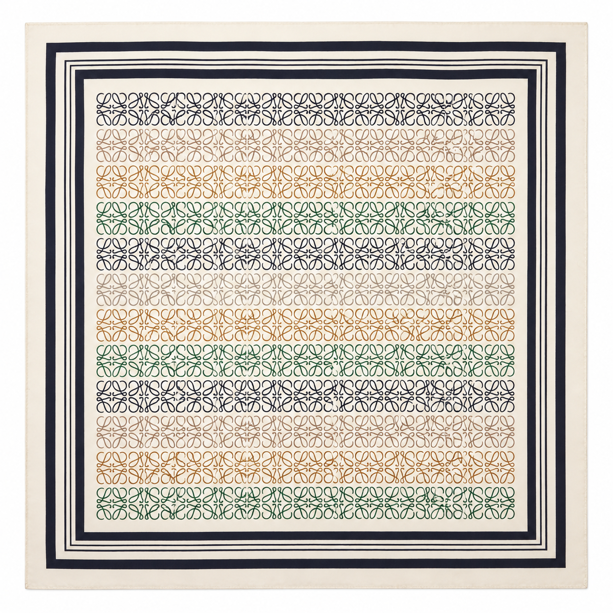 Loewe 4 colors summer scarf 70cm square