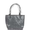 Goyard Goyardine grey Anjou Bag Palladium Hardware (copy a)