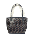 Goyard Goyardine black Anjou Bag Palladium Hardware (copy a)