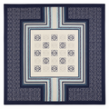 Loewe navy summer scarf 70cm square