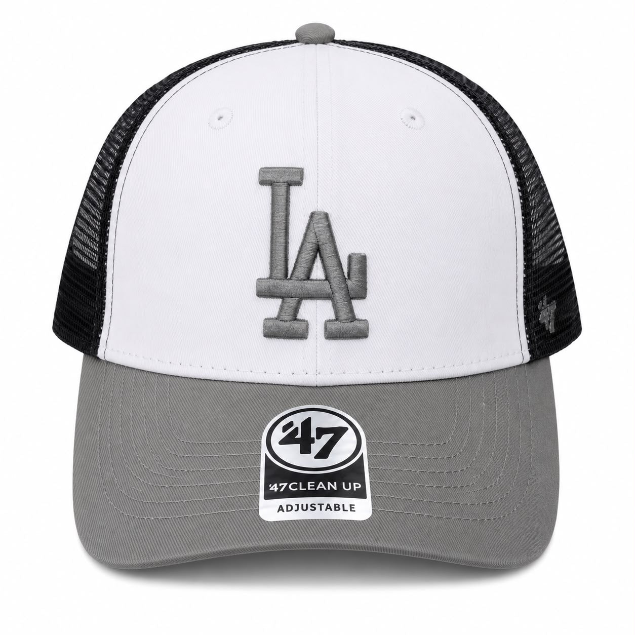 LA white/grey cap