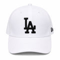 LA white/black cap