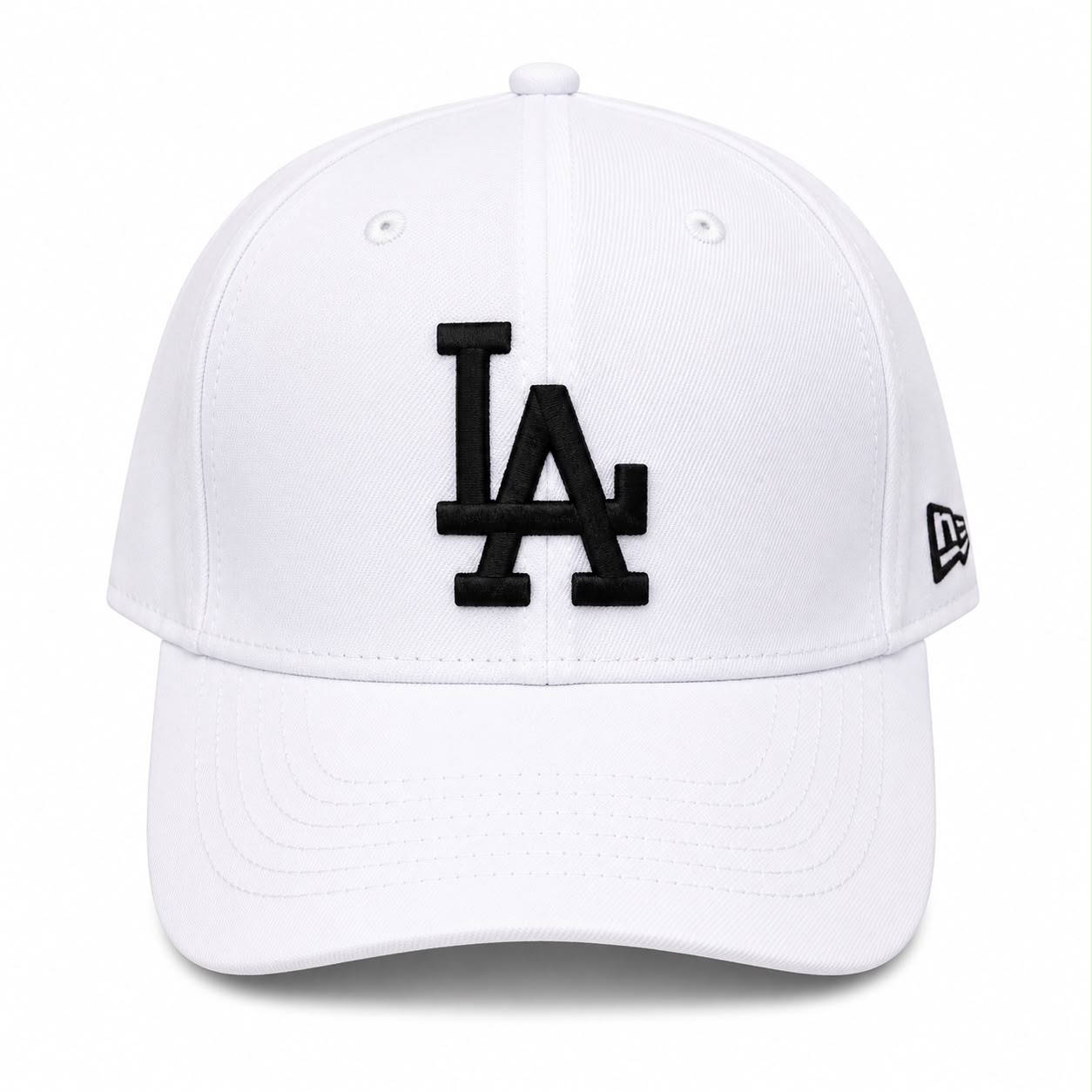 LA white/black cap