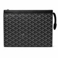 Goyard men black clutch