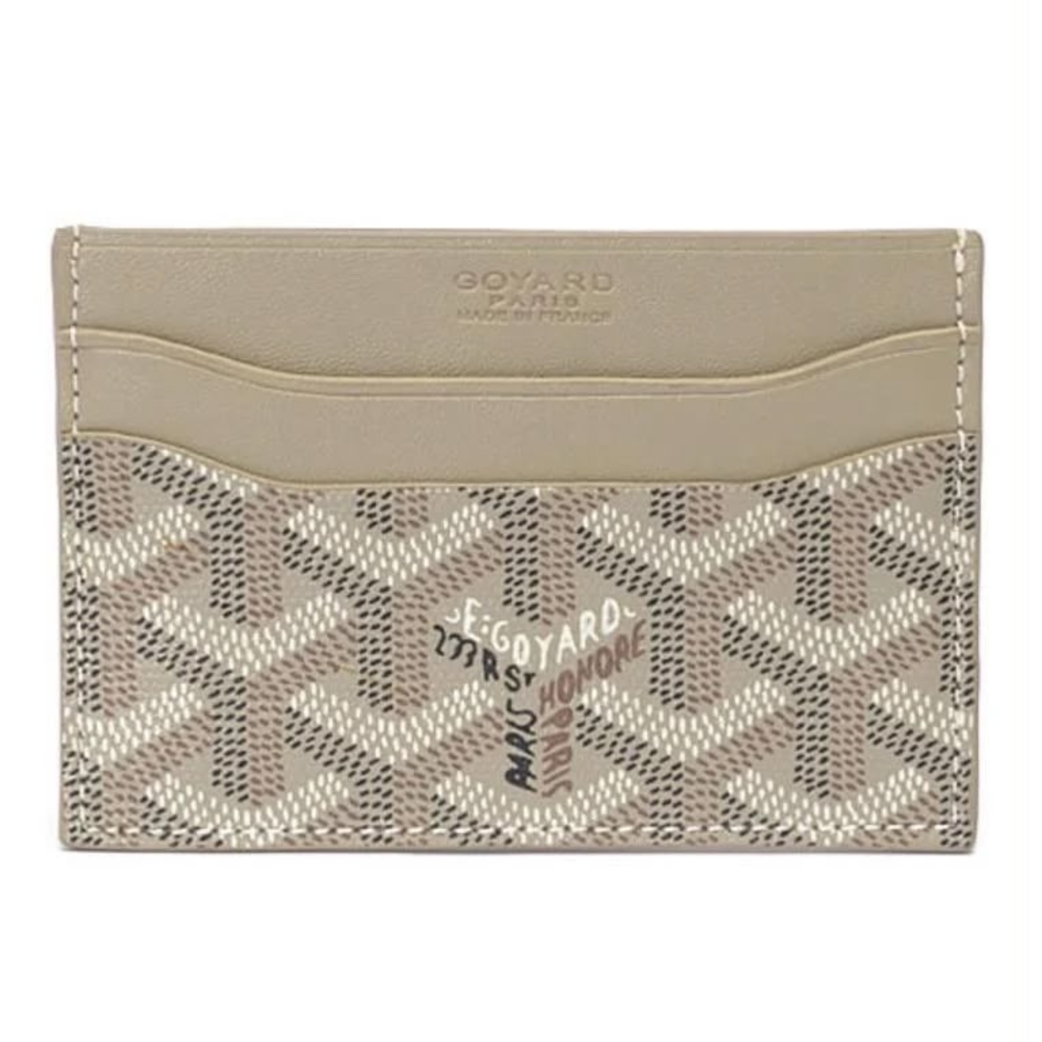 Goyard Saint-Sulpice Card Wallet  beige (copy a)